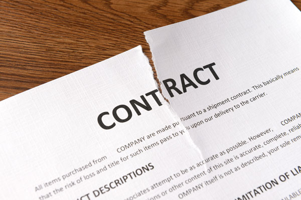 Sued For Breach Of Contract - Wood Edwards LLP